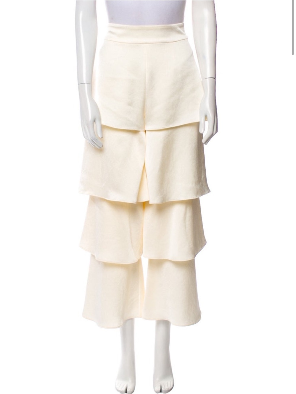 ALEXIS WIDE LEG RUFFLE PANT - SIZE XS - WORN ONCE, GOOD CONDITION
